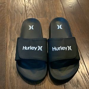 Hurley Size 4 Slides Black
